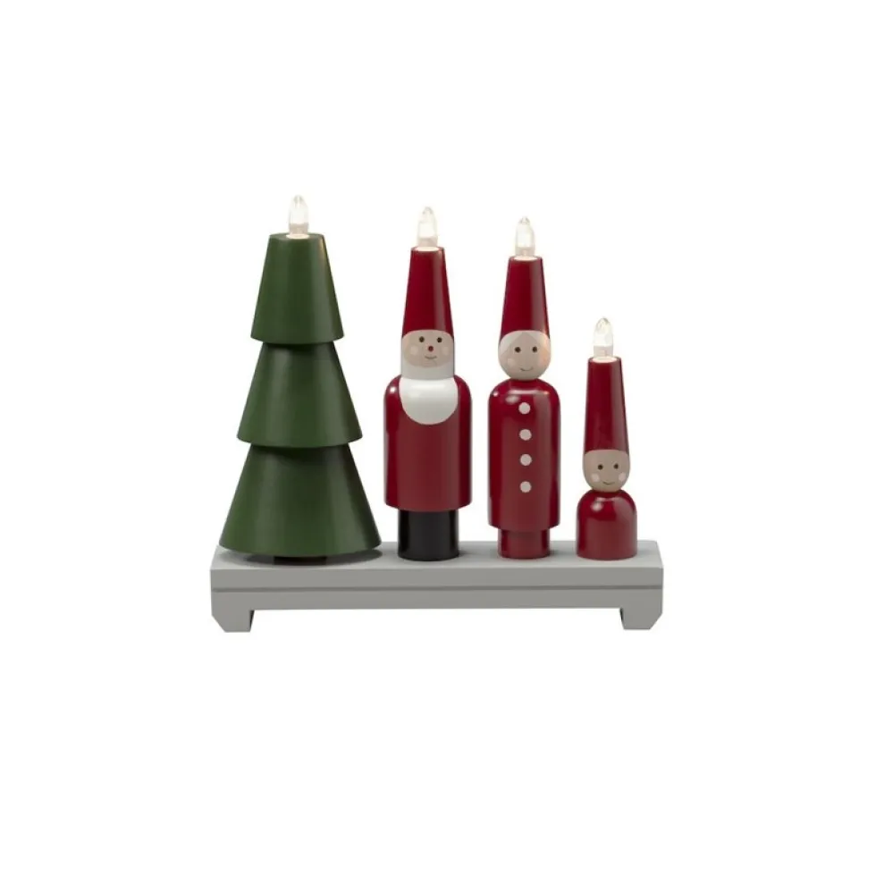 Adventsljusstake Tomte