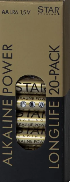 Batteri 20-p AA 1,5V Power Alkaline