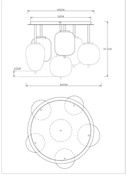 Blacky Ø63 plafond