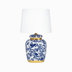 Blomsterlilla 30cm bordslampa