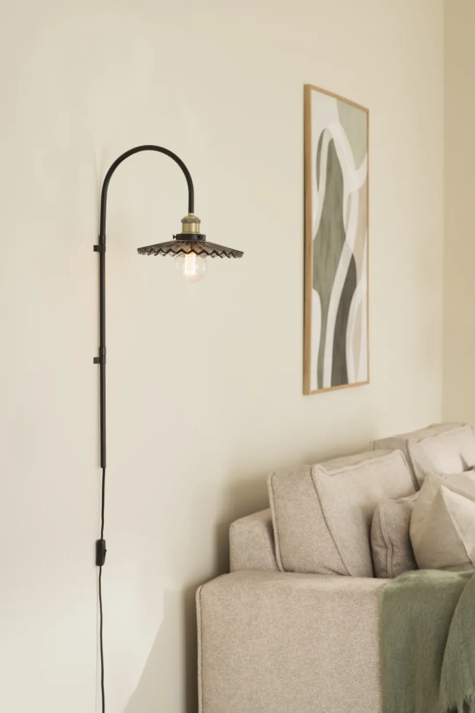 Cobbler 38cm vägglampa