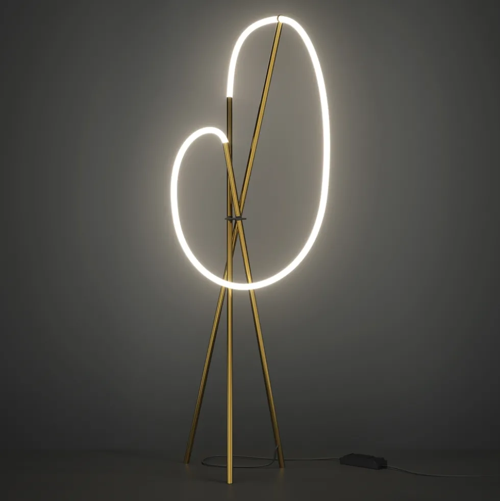 Crochet golvlampa