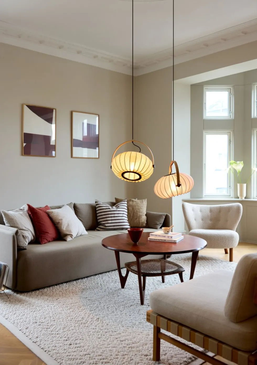 D.C Textil Ø40 taklampa