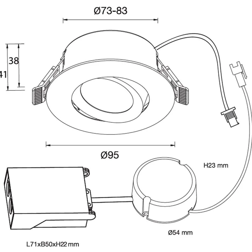 D-007 Downlight 3000K