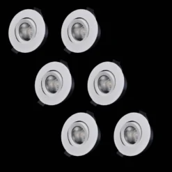 D-007 Downlight 2700K 6-pack