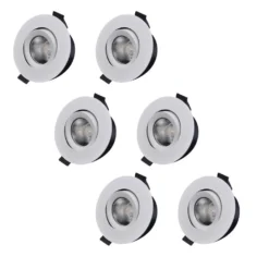 D-007 Downlight 2700K 6-pack