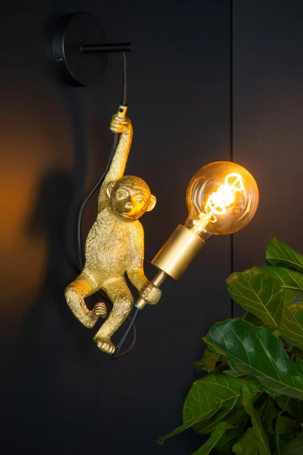 Extravaganza Chimp 48cm vägglampa