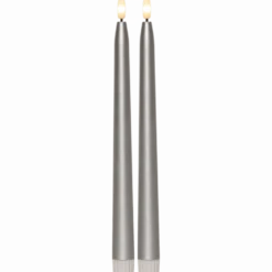 LED Antikljus Flamme Metal 28cm