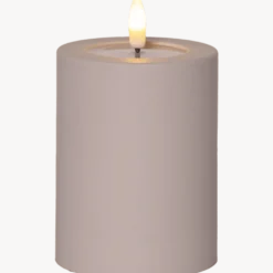 LED Blockljus Flamme Soft 13cm