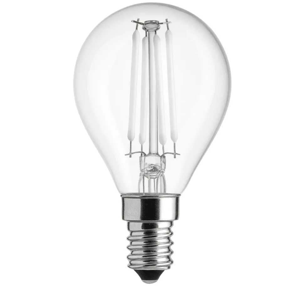 LED E14 klot 4W 2700K Dimbar