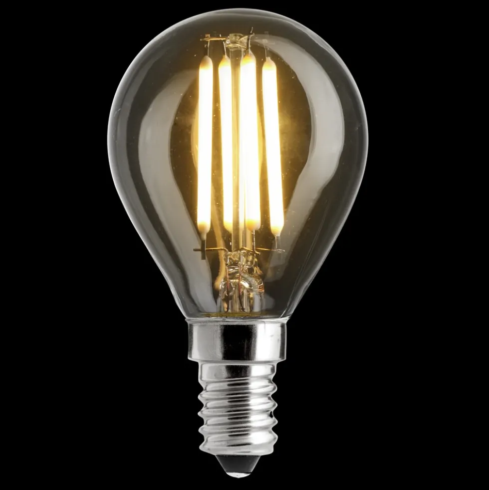 LED E14 klot 4W 2700K Dimbar
