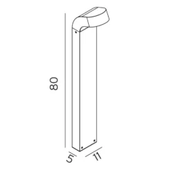 Molde 80cm pollare