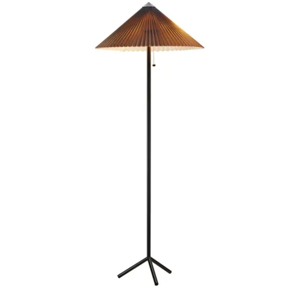 Plisado golvlampa