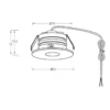 P-132 Mini Downlight 2700K
