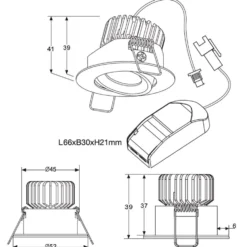 Q-15 Mini Downlight 2700K