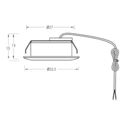 Q-32 Mini Downllight 3000K