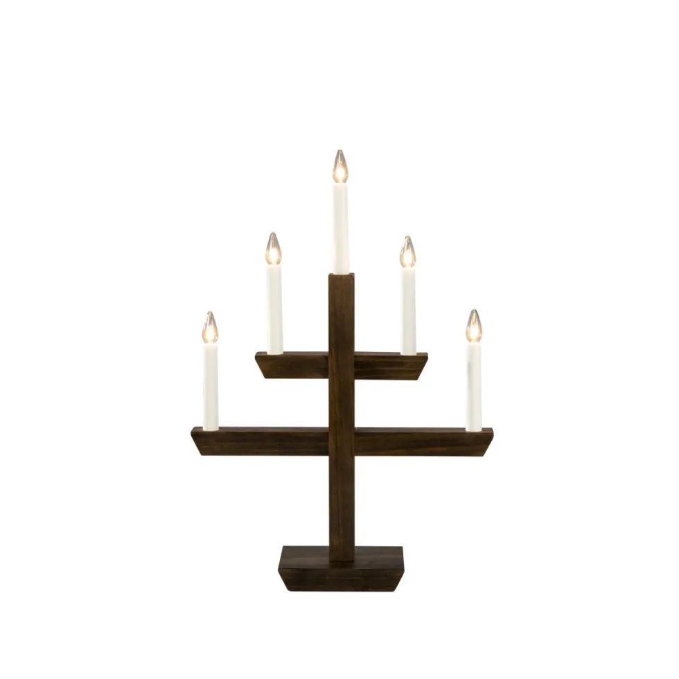 Träljusstake 5ljus